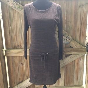 Marika Balance Collection Outdoors Long Sleeve Sporty Cinch Waist Dress Size S
